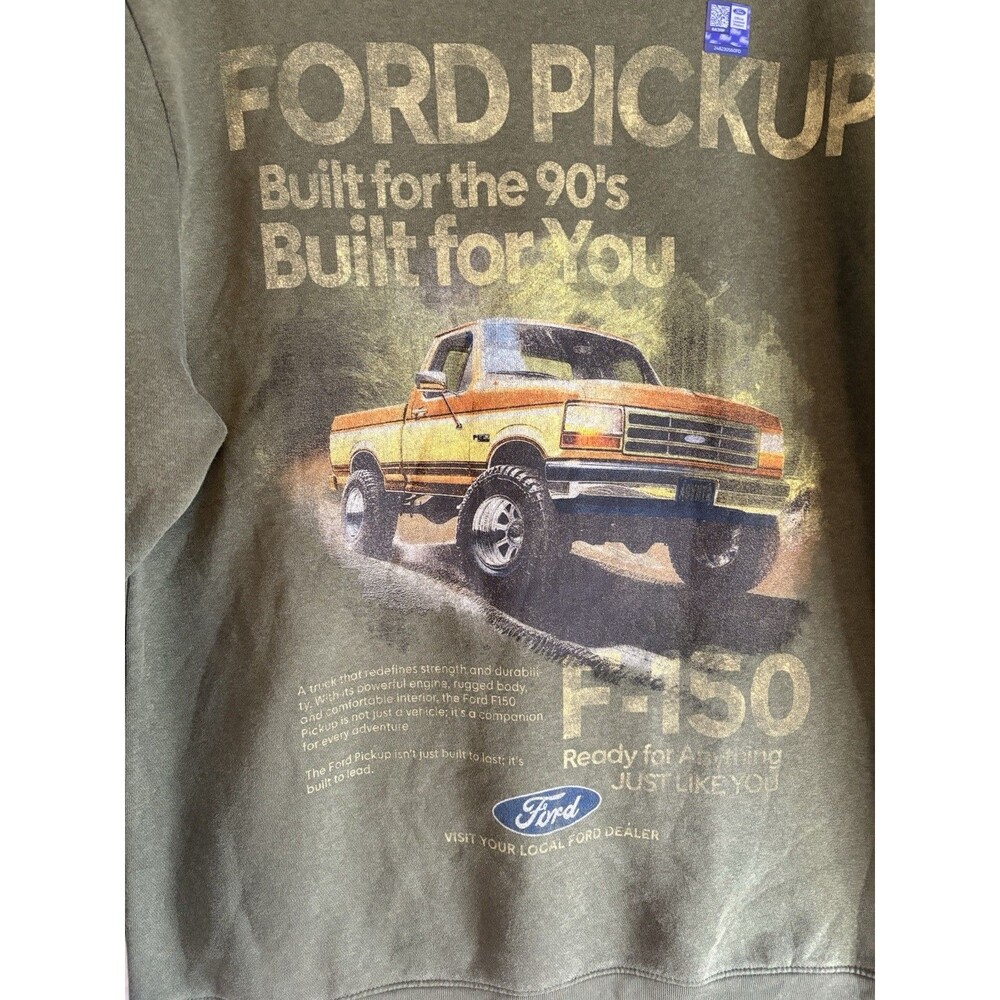 Ford Truck Sweatshirt NWT Licensed Ford Product  size M